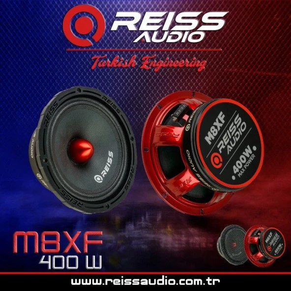 Reis Rs-m8xf En İyisini İsteyenlere Çifti 800w-300w Rms 20 Cm