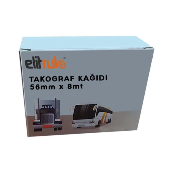 Elitrulo Takograf Kağıdı 56mm x 8mt - 3 Adet - 3
