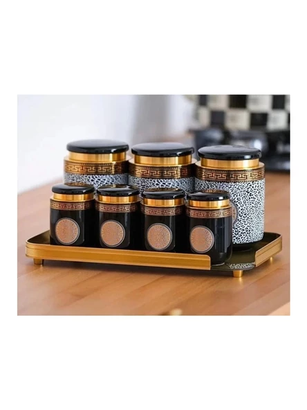 Acar KOH5015 Tepsili Kavanoz Seti 8'li ürün görseli 1