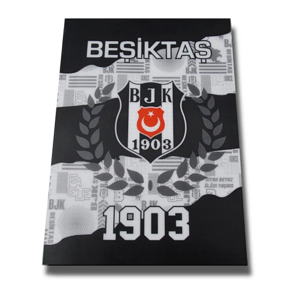 Beşiktaş A4 60 Yaprak Plastik Kapak Dikişli Defter Çizgili (463615) ürün görseli