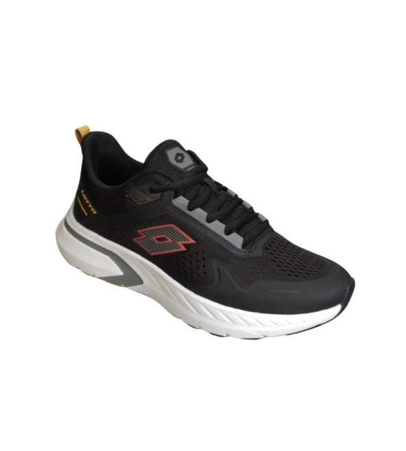 LOTTO Erkek Gri Siyah Sneaker Comfor Taban Spor Yürüyüş Ayakkabısı