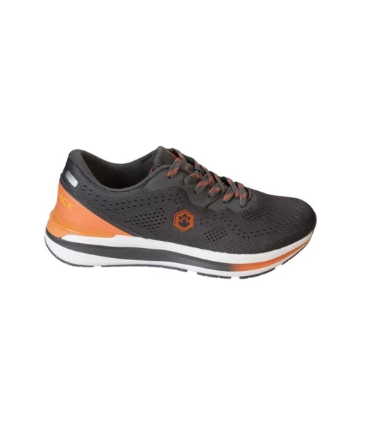 LUMBERJACK Erkek Siyah Gri Sneaker Örgu Memory Taban Spor Ayakkabı - Resim 6