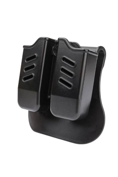 BG Black Grip Çiftli Şarjörlük Polimer Taktik Kılıf // Siyah - 2