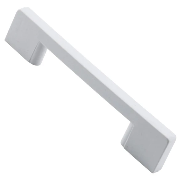 Plastik Kulp Köprü Mobilya Mutfak Dolabı Çekmece Dolap Kulpları Kapak Kulpu Kulbu Beyaz 96 mm - 5