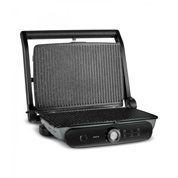 Karaca Gastro Grill Pro 2400W Izgara Ve Tost Makinesi Antrasit - 3