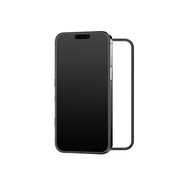İphone 15 Plus Uyumlu MATE parmak izi bırakmayan ekran koruyucu Jelatin