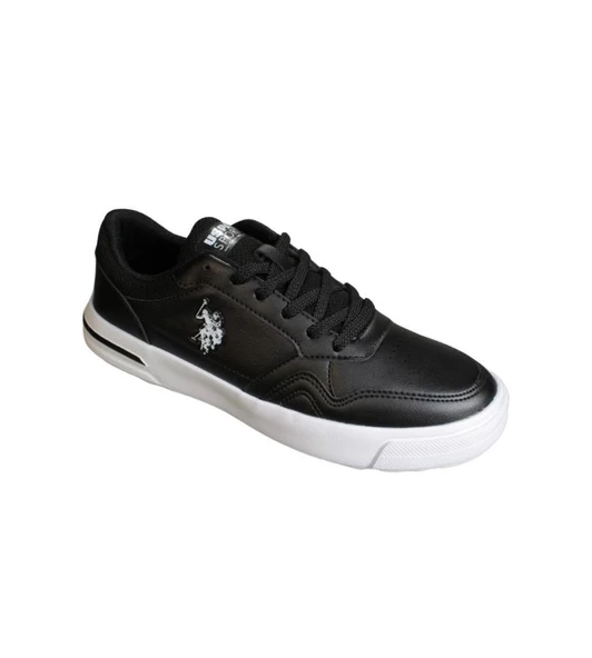 U.S.POLO ASSN Erkek Beyaz Siyah Sneaker Spor Ayakkabı - 2