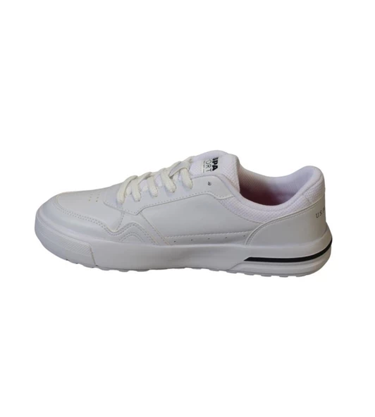 U.S.POLO ASSN Erkek Beyaz Siyah Sneaker Spor Ayakkabı - 8