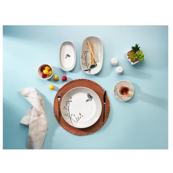 Schafer Charlotte Gri 32 Parça 6 Kişilik Kahvaltı Takımı - 2