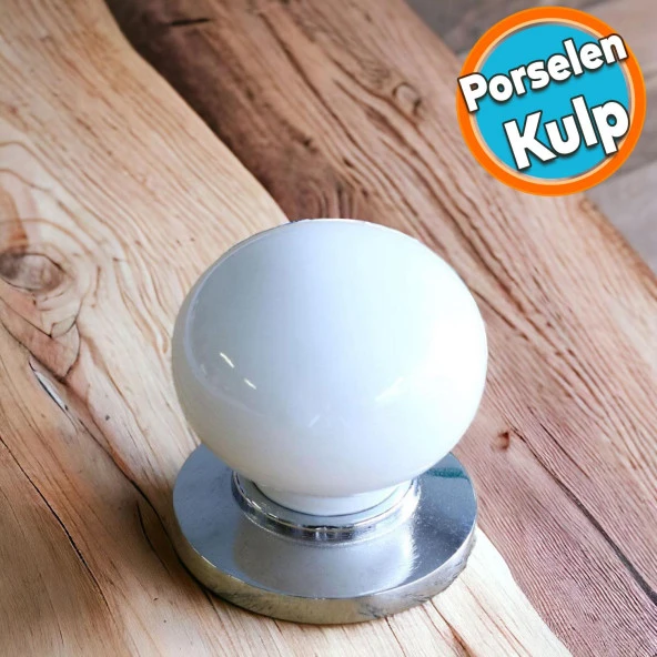 Porselen Beyaz Düğme Kulplar Mobilya Mutfak Dolabı Çekmece Dolap Kapak Kulpu Kulbu ürün görseli