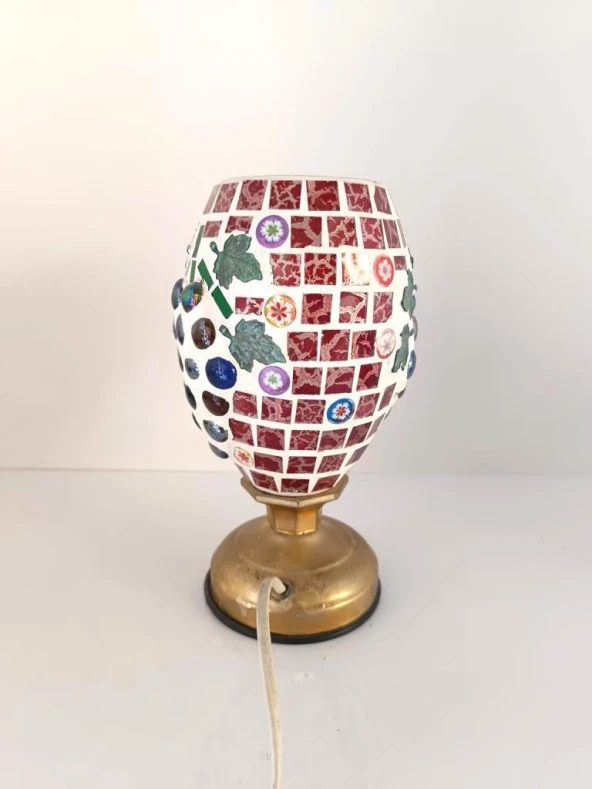 Masa Gece Lambası Dokunmatik Renkli Cam Masa Lamba Işığı Ev Dekor - 3