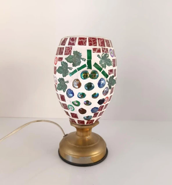 Masa Gece Lambası Dokunmatik Renkli Cam Masa Lamba Işığı Ev Dekor - 5