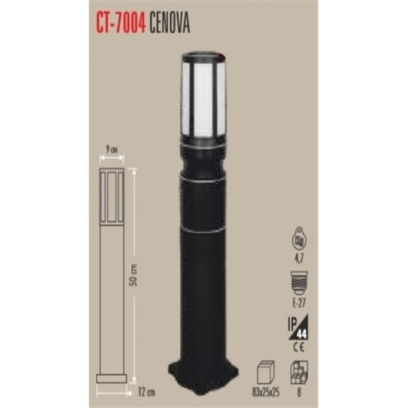 Cata CT-7004  Cenova Bahçe Armatürü - 2