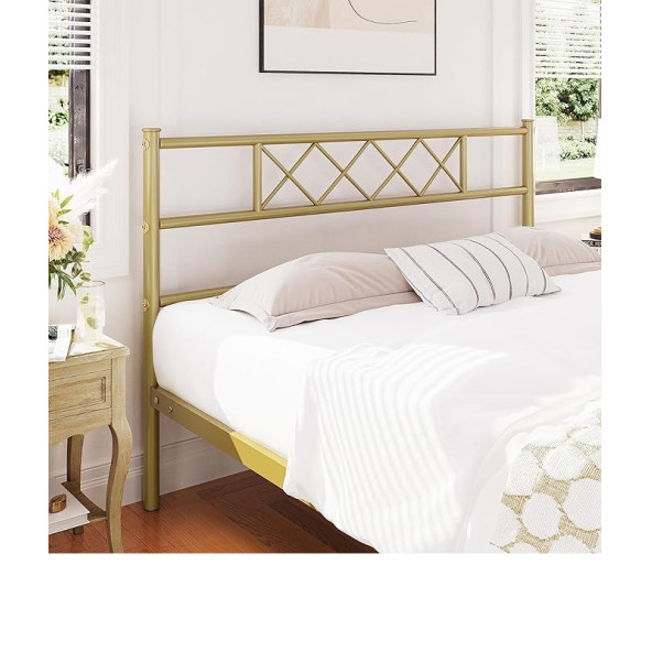 HFT HOME Metal Karyola, Çınar Metal Karyola , Ölçü ve Renk Seçenekli 21 150x200 GOLD - 3