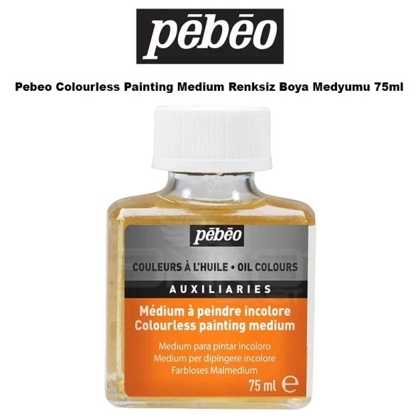 Pebeo Colourless Painting Medium Renksiz Boya Medyumu 75ml