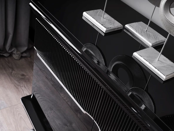 MASARATİ GÜMÜŞ KONSOL VE AYNA - 2