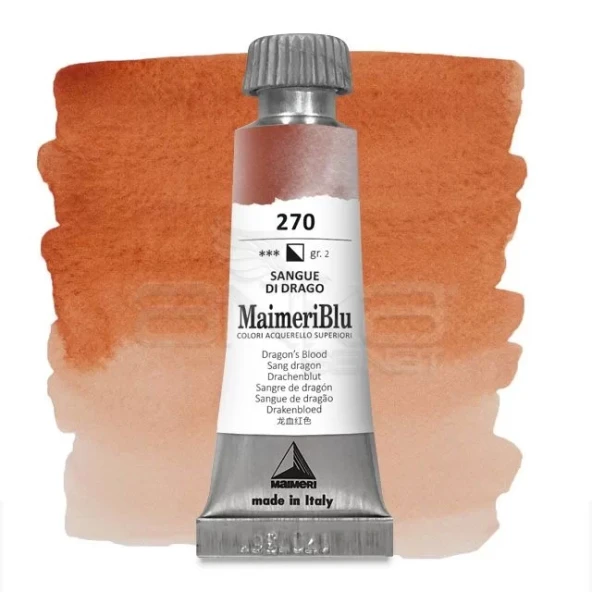 Maimeri Blu Tüp Sulu Boya 12 ml S2 No:270 Dragons Blood