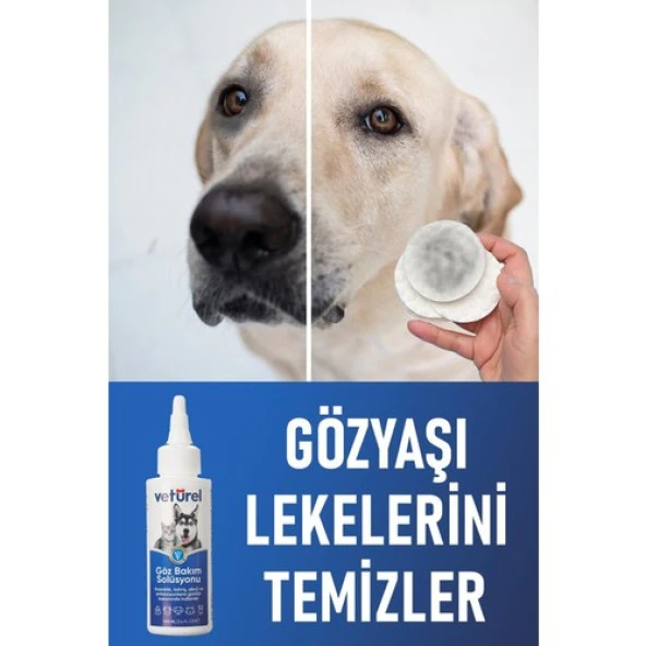 Vetürel Kedi Köpek Göz Bakım Solüsyonu 100 ml - 3