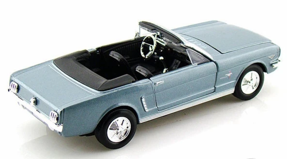 MotorMax 1964 1/2 Ford Mustang 1/24 Mavi Model Araba