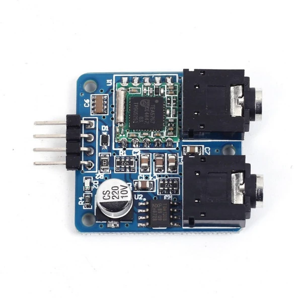 TEA5767 FM Stereo Radyo Alıcı Modülü + Anten  I2C Dijital Programlanabilir Düşük Güç 76Mhz-108Mhz - Resim 7