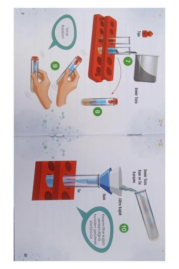 Kimya Deney Setim 1 Paket Eğitici Kimya Seti Okul Fen Bilimleri Deney Seti - 4