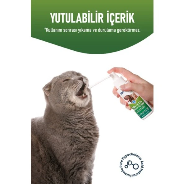 Vetürel Kedi Köpek Ağız ve Diş Bakım Spreyi 100 ml - 3