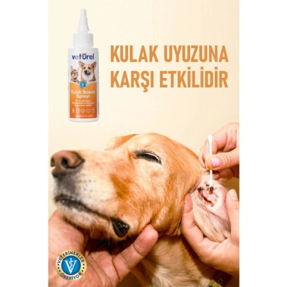 Vetürel Kedi Köpek Kulak bakım Spreyi 100 ml - 3