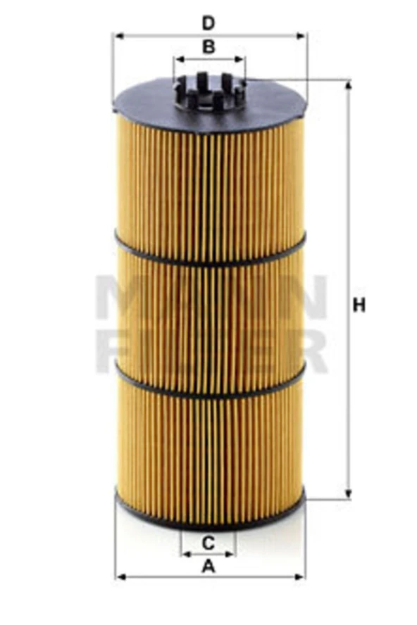 Hu12001z Hu 12001z Yag Fıltresı Mercedes Om 471 Motor Actros Mp4 Arocs Anto ürün görseli 1