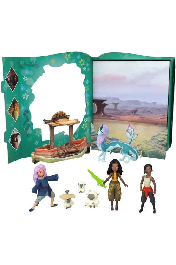 DİSNEY PRİNCESS HLX24 Disney Prenses Raya Ve Arkadaşları Hikaye Anlatımı Seti - Resim 7