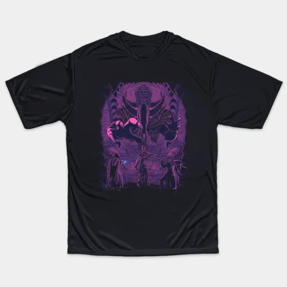 Mindflayer Baldur's Gate Unisex Oversize Tişört