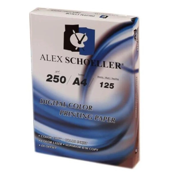 Alex Schoeller Gramajlı Kağıt A4 250Gr 125Li