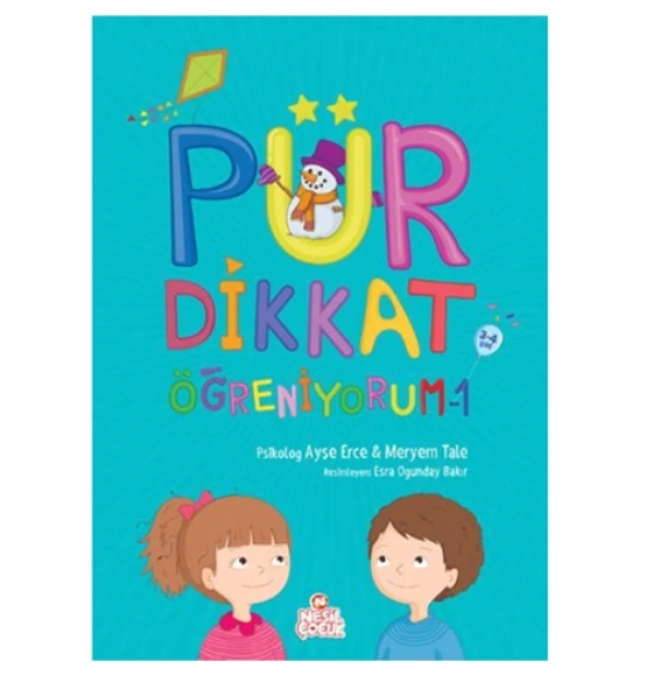 Locrk Çocuk - Pür Dikkat Öğreniyorum Kitabı 3-4 Yaş