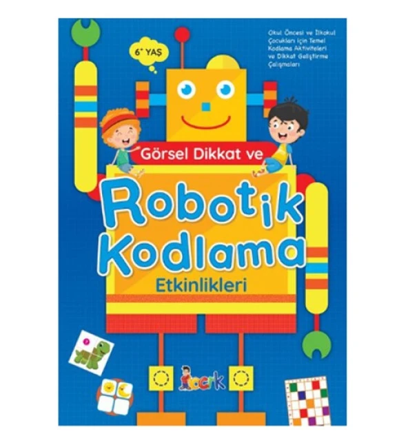Locrk Çocuk - Görsel Dikkat Ve Robotik Kodlama Etkinlikleri 6 Yaş