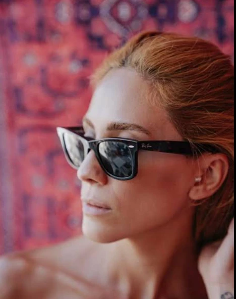 Ray-Ban Rb2140 901 50&22 150 3N Eğimli Wayfarer Modeli Siyah Güneş Gözlüğü - 6