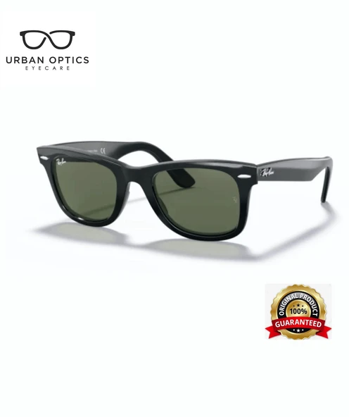 Ray-Ban Rb2140 901 50&22 150 3N Eğimli Wayfarer Modeli Siyah Güneş Gözlüğü - 1