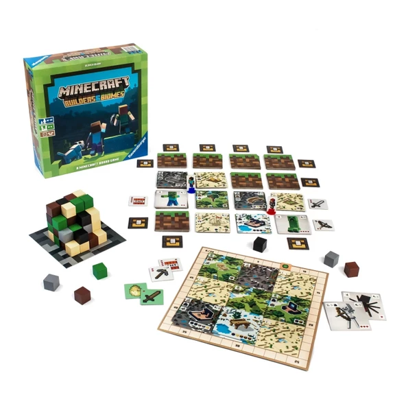 Ravensburger Minecraft: Builders & Biomes Strateji Oyunu-İngilizce - 2