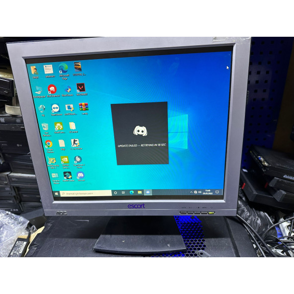 Aoc ESCORT 172S 17" Kare LCD VGA Monitör Siyah-Gri (Teşhir) 2.EL - 3