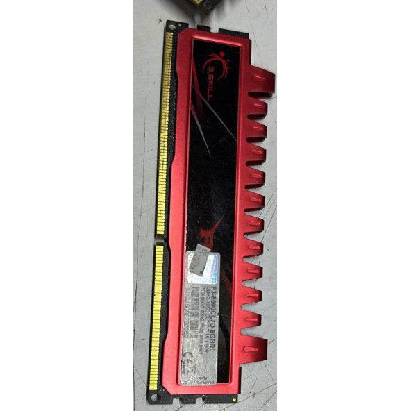 G.SKILL F3-8500CL7D-4GBRL Ripjaws 4GB DDR3 8500 1066Mhz CL9 MASAÜSTÜ RAM BELLEK 2.EL ÜRÜN