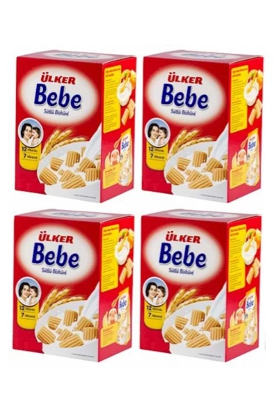 Ülker Bebe Bisküvisi 800gr Koli 4lü