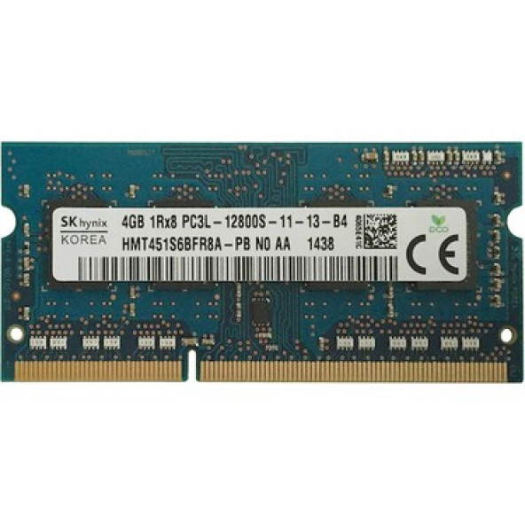 2.EL Hynix HMT451S6BFR8A-PB NO AA 4 GB DDR3 1600 MHz Notebook Ram 2.EL ÜRÜN