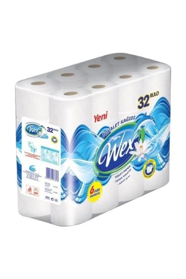 Wex Süper Beyaz Tuvalet Kağıdı 16lı