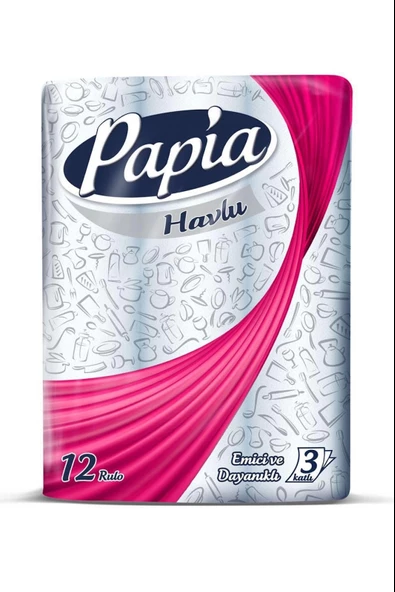 Papia Havlu 12 Lı