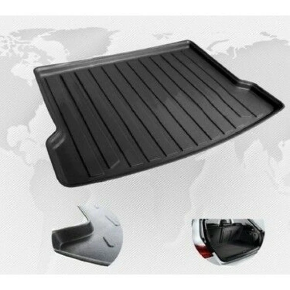 Volkswagen polo 9n Bagaj Havuzu Paspası Rizline 2002-2009 - Resim 4