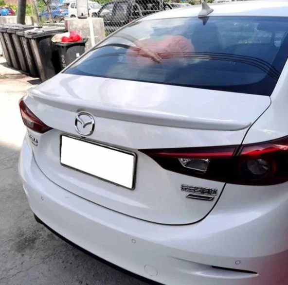 Mazda 3 Boyalı Spoiler (Pianoblack) 2015+ sonrası modellere uyumlu