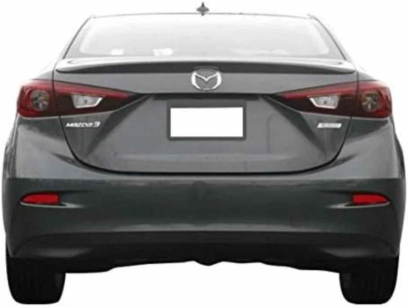Mazda 3 Boyalı Spoiler (Pianoblack) 2015+ sonrası modellere uyumlu - 3
