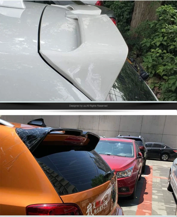 Vw Polo Oettinger Spoiler 2014-2018 arası modeller (Pianoblack) - Resim 2