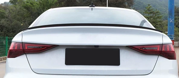 Audi A3 Sedan Boyalı Spoiler 2020+ sonrası modeller (Pianoblack)