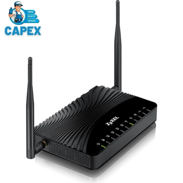 Zyxel 3312-B10A V2 Antenli 300 Mbps Vdsl 2 Modem Siyah (Kutulu-Yenilenmiş)