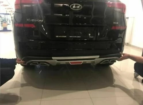 Hyundai tucson arka tampon koruması difüzör 2018-2021 - 3