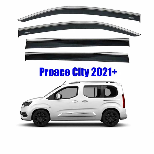 Toyota Proace City Kromlu Cam Rüzgarlığı Niken 2021+ sonrası uyumlu